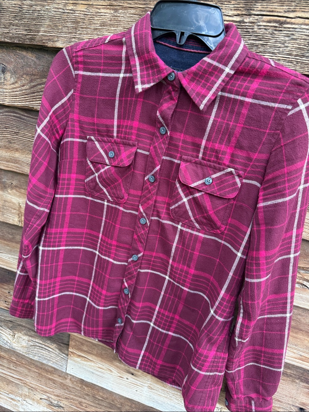 MARMOT plaid button down shirt cotton poly - Picture 2 of 7